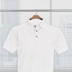 White Polo T-Shirt For Men